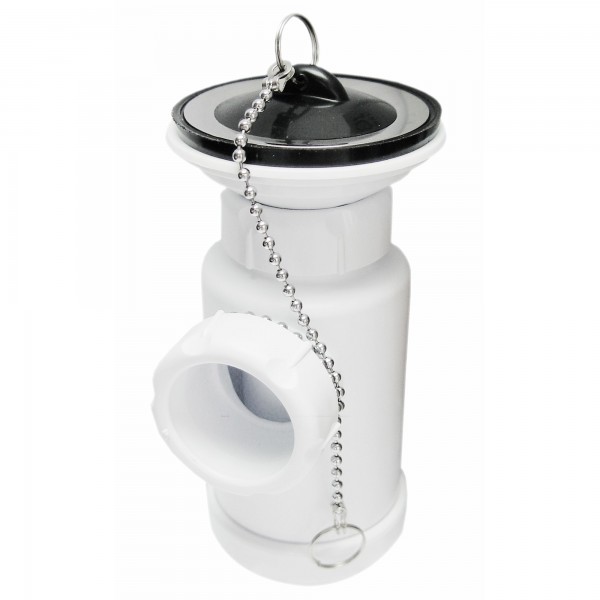 Sifon valvula lavabo-bidet largo 1 1/2