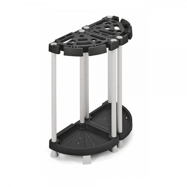 Porta herramientas de jardín aluminio / pvc 73 x 37,5 x 77,5 cm