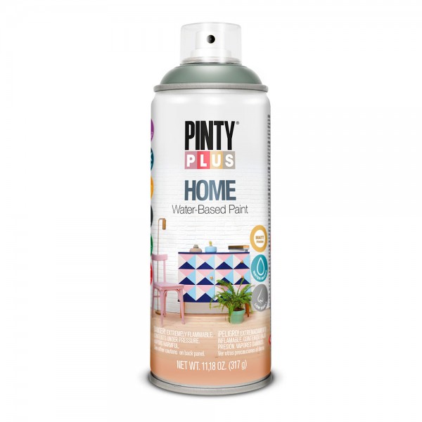 Pintura acrílica spray home water-based 520 cc green wood hm416 (pack 2 unidades)