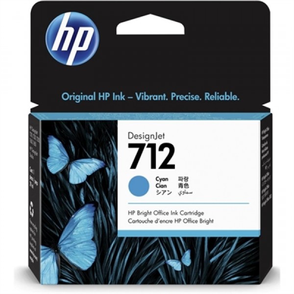 Hp cartucho 712 cian