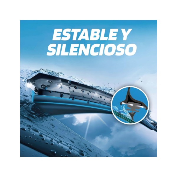 Escobilla Limpiaparabrisas Modelo Aquan71 Ultra Flex Series 28" 71 cm 1 Unidad con 8 Adaptadores