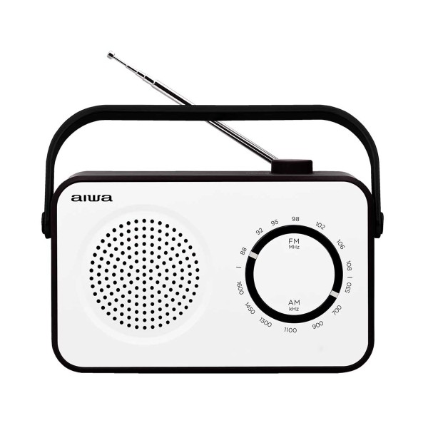 Aiwa r-190 bw white / radio portátil