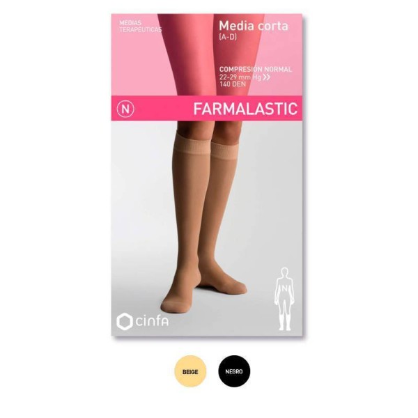 Media Farmalastic Cerra Corta Normal Med