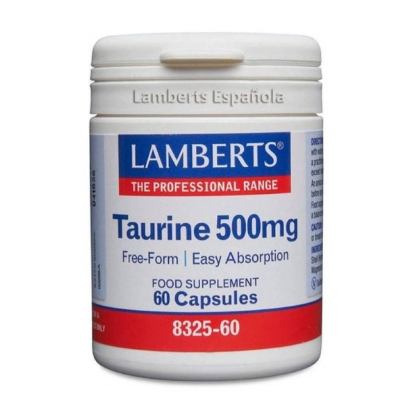 Lamberts Taurina 500 Mg 60 Caps 832560