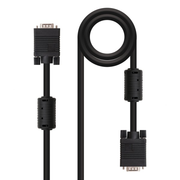 Nanocable cable conmutador vga 10 m negro
