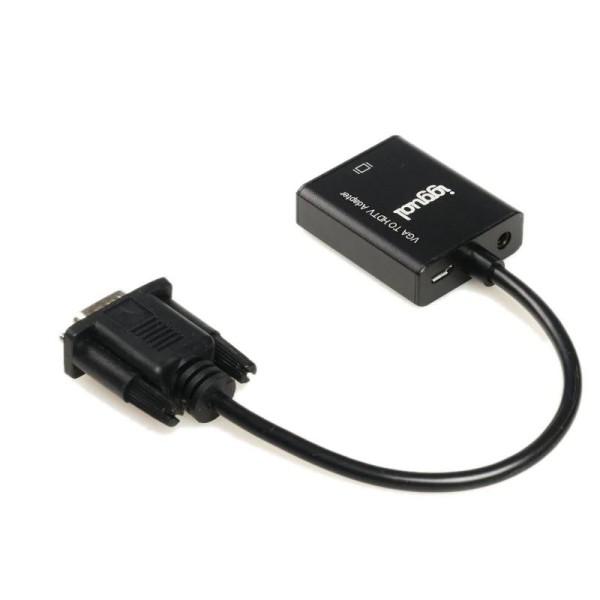Iggual adaptador vga a hdmi + audio + microusb