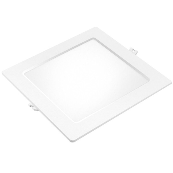 Downlight led pc cuadrado blanco 18w.f