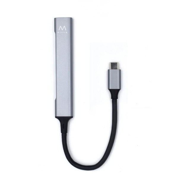 Ewent hub slim tipo c 4 puertos