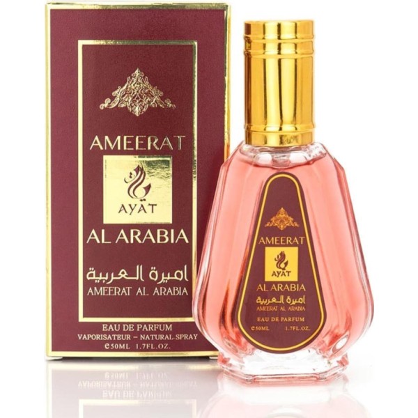 Ayat ameerat al arabia eau de parfum 50ml vaporizador