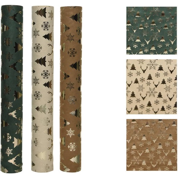 Camino de mesa de terciopelo motivos navideños 35 x 200 cm, colores surtidos