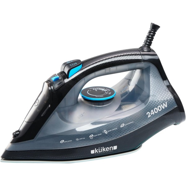 Plancha vapor 2400w. suela ceramica