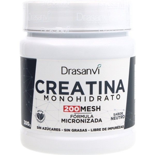 Creatina Monohydrato Drasanvi 200 Mesh 1 Envase 300 g Sabor Neutro