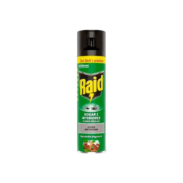 Raid insecticida hogar e interiores 400ml