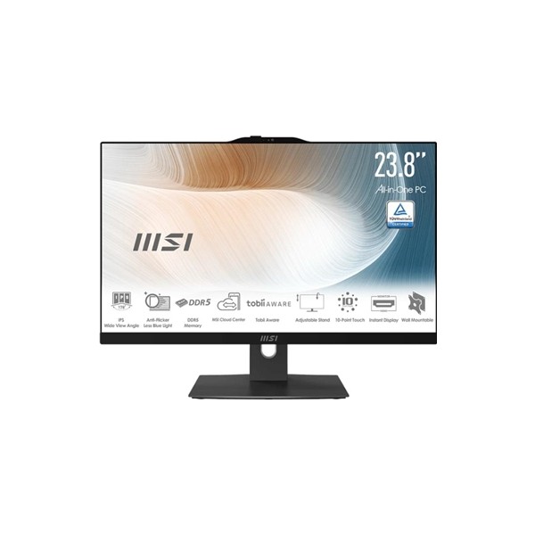 Msi am242p-1498es c7-150u 16gb 512gb dos 24" negro